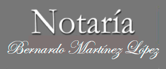 Notaría Bernardo Martínez López logo